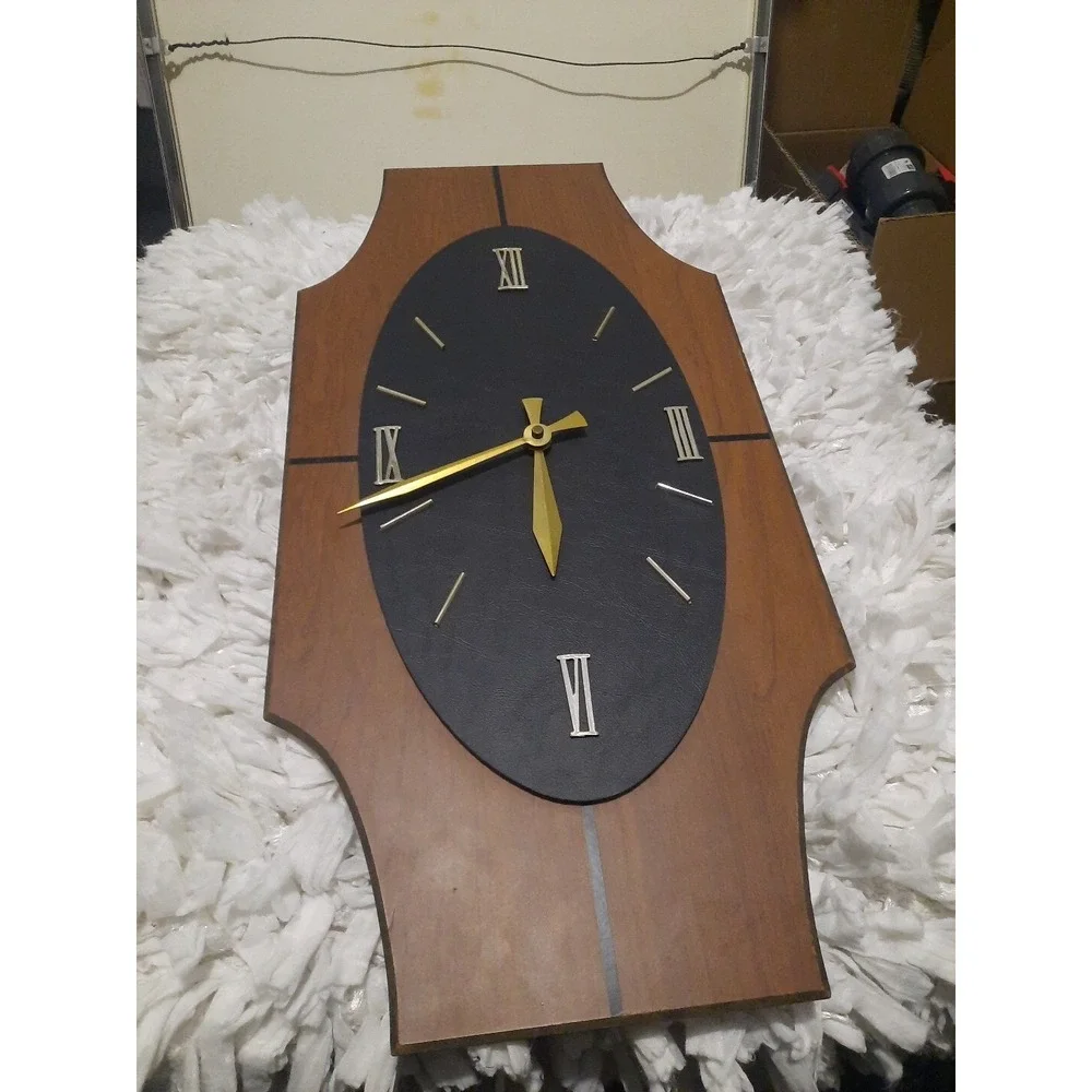 Mid-Century Wood Kienzle Wall Clock‎ Made In Germany
